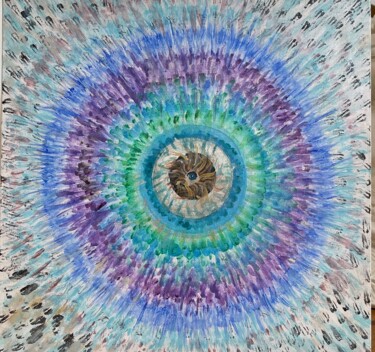 Peinture intitulée "infinity" par Ulia Zaklikovskaa, Œuvre d'art originale, Acrylique