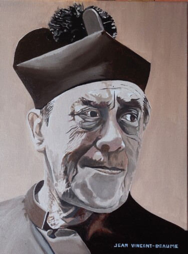 Pittura intitolato "Monseigneur" da Jean Vincent-Beaume, Opera d'arte originale, Olio Montato su Telaio per barella in legno