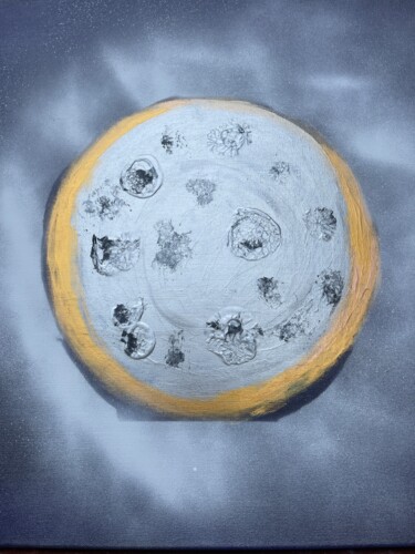 Malerei mit dem Titel "space" von Ulia Zaklikovskaa, Original-Kunstwerk, Acryl