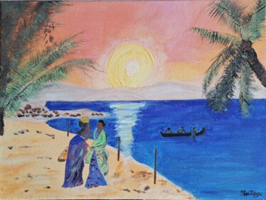 Soleil couchant sur les côtes de Madagascar