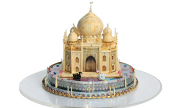 Taj Mahal (Wonder Matches & Miracle Beads) Design intitulée "Taj Mahal (Wonder M…" par Anatolii Zhamoido, Œuvre d'art originale, Bijoux