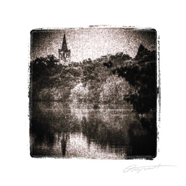 Reflet céleste Fotografía titulada "Reflet céleste" por Gilles Deschamps (OXPIRIT), Obra de arte original, Fotografía digital Montado en ar…