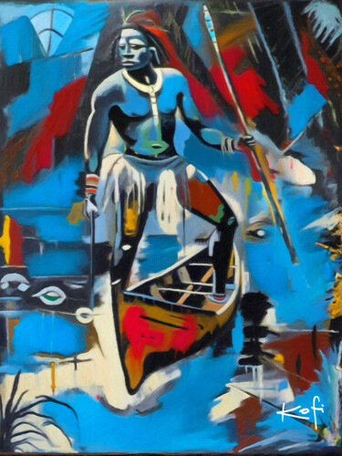 Arte digitale intitolato "Boot-12" da Kofi Mamadi, Opera d'arte originale, Stampa digitale