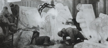 THE WINTER THAT CHANGED US 제목이 "THE WINTER THAT CHA…"인 그림 Dmytro Dotsenko로, 원작, 안료