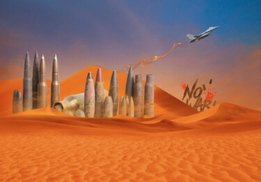 WAR'S DESERT LEGACY "WAR'S DESERT LEGACY" başlıklı Dijital Sanat Umur Hozatli tarafından, Orijinal sanat, Dijital Kolaj