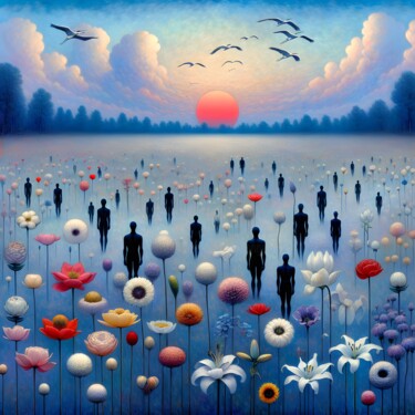 "La natura dentro" seriestampe artistiche da collezione 数字艺术 标题为“"La natura dentro"…” 由Angelo Mazzoleni, 原创艺术品, 2D数字工作