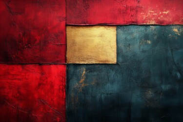 数字艺术 标题为“Blocks I” 由Amanda Moore, 原创艺术品, AI生成的图像