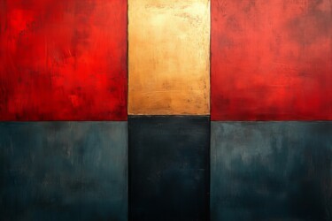 数字艺术 标题为“Blocks II” 由Amanda Moore, 原创艺术品, AI生成的图像