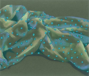 图画 标题为“Kerchief Three” 由Kristine Facchetti, 原创艺术品, 粉彩
