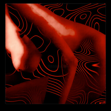 数字艺术 标题为“RED NUDE 1” 由Monobjo, 原创艺术品, 视频