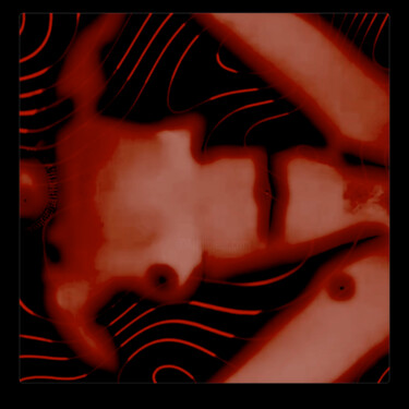 数字艺术 标题为“RED NUDE 2” 由Monobjo, 原创艺术品, 视频