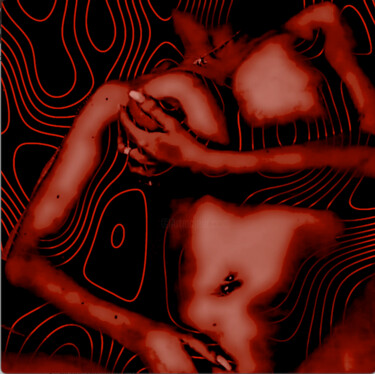 数字艺术 标题为“RED NUDE 4” 由Monobjo, 原创艺术品, 视频