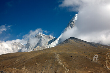 Mountain peaks - Himalayas - Nepal Photography titled "Mountain peaks - Hi…" by Scott Gregory Banner, Original Artwork, Digital Photography