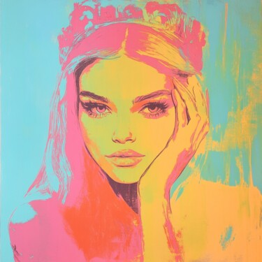 PASTELL WOMAN POPART