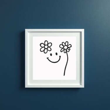 Smile on the Edge Εκτυπώσεις & Χαρακτικά με τίτλο "Smile on the Edge" από Ivy Blue, Αυθεντικά έργα τέχνης, Ψηφιακή εκτύπωση