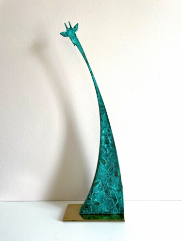 雕塑 标题为“Girafe en bronze” 由Martun Harutyunyan, 原创艺术品, 青铜