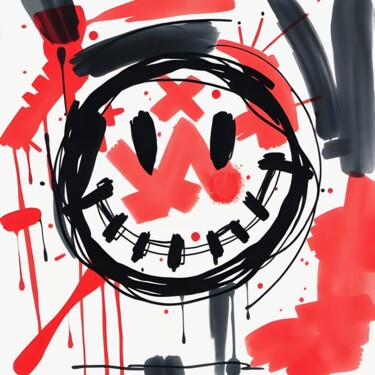 Tag Me Angry Printmaking titled "Tag Me Angry" by Ivy Blue, Original Artwork, Digital Print