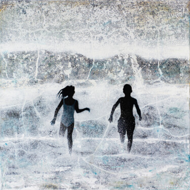 DON'T SEAS THE DAY 「DON'T SEAS THE DAY」というタイトルの絵画 Db Watermanによって, オリジナルのアートワーク, アクリル ウッドストレッチャーフレームにマウント