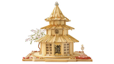 The Temple of Tao and De (Wonder Matches & Miracle Beads) Design titled "The Temple of Tao a…" by Anatolii Zhamoido, Original Artwork, Jewelry