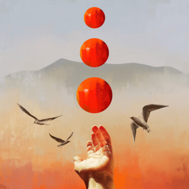 Under the Sun #2 数字艺术 标题为“Under the Sun #2” 由Anna Shee, 原创艺术品, 数字油画