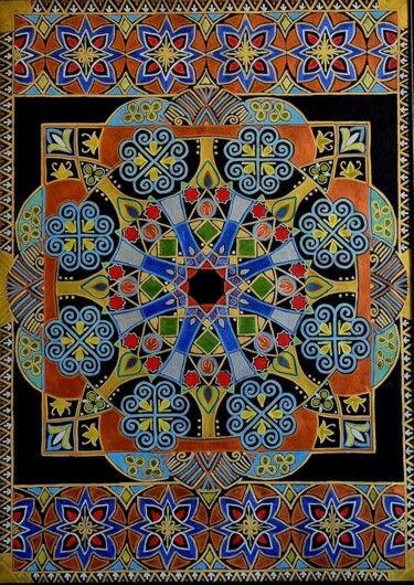 NOSTALGIE BIENHEUREUSE "NOSTALGIE BIENHEURE…" başlıklı Tablo Karima Cresp tarafından, Orijinal sanat, Akrilik
