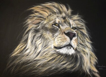 Painting titled "Royalty Free" by Deimante Bruzguliene, Original Artwork, Pastel
