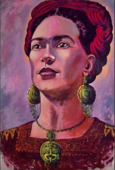 "FRIDA" başlıklı Tablo Ana Candioti tarafından, Orijinal sanat, Akrilik