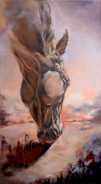 Schilderij getiteld "Universe" door Elena Krivoruchenko, Origineel Kunstwerk, Olie