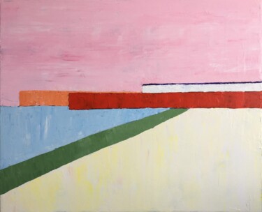 Peinture intitulée "quiberon, la grande…" par Valerie   Jouve, Œuvre d'art originale, Acrylique Monté sur Châssis en bois
