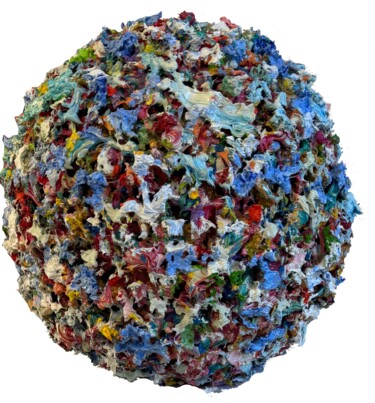 Sculpture titled "Sphère, 2025, Sculp…" by Pascal Courcelles, Original Artwork, Casting