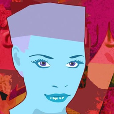 Digital Arts titled "Portrait Head Twelve" by Daniel Perry, Original Artwork