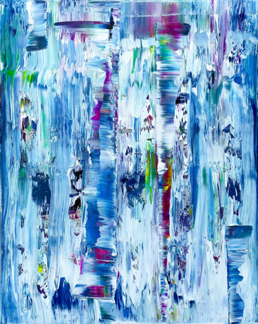 Painting titled "“Beacon of the Unic…" by Sara Wiśniewska, Original Artwork, Oil Mounted on Wood Stretcher frame