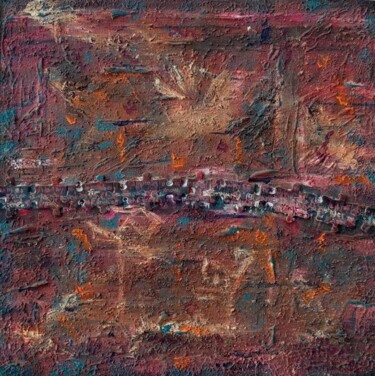 Pittura intitolato "Dancing at the Dawn…" da Jori Aguilar, Opera d'arte originale, Acrilico Montato su Telaio per barella in…