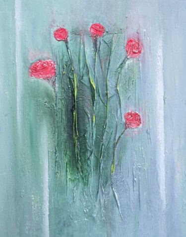 绘画 标题为“Spring melody” 由Elena Gozunova, 原创艺术品, 丙烯 安装在木质担架架上