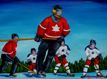 Schilderij getiteld "Breakaway To Glory" door Anthony Dunphy, Origineel Kunstwerk, Acryl