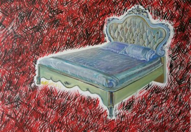 「温床」というタイトルの絵画 Jianxing Liによって, オリジナルのアートワーク, アクリル