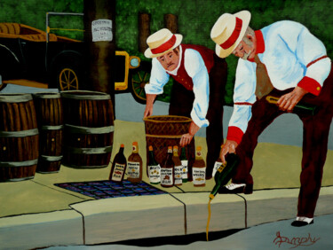 「Prohibition」というタイトルの絵画 Anthony Dunphyによって, オリジナルのアートワーク, アクリル