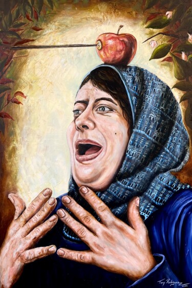 Peinture intitulée "The scream" par Tony Rodriguez(Juan Antonio Rodriguez Ol, Œuvre d'art originale, Huile Monté sur Châssis…