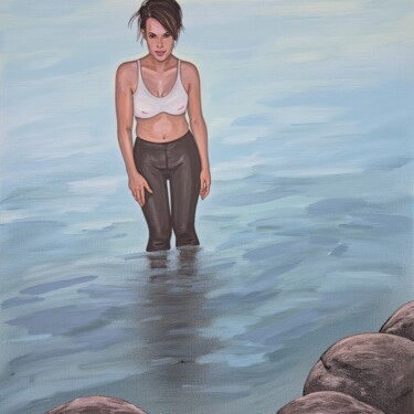 "Woman in Water" başlıklı Dijital Sanat Irina Egorova tarafından, Orijinal sanat, 2D Dijital Çalışma