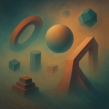 Digital Arts titled "Aesthetic Topology…" by Alberto Capitani, Original Artwork, AI generated image