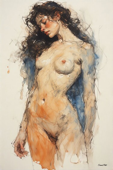 Digital Arts titled "Rebelle - 10" by Cosmicphil1, Original Artwork, Digital Painting