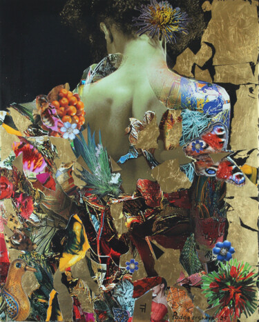 Star # 2. Pintura titulada "Star # 2." por Marina Podgaevskaya, Obra de arte original, Collages