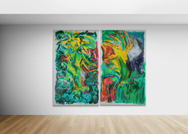 "My tryp to Brasil" 제목이 ""My tryp to Brasil""인 미술작품 Sonia Jeronimo (Sónia J. Modern Art)로, 원작, 아크릴