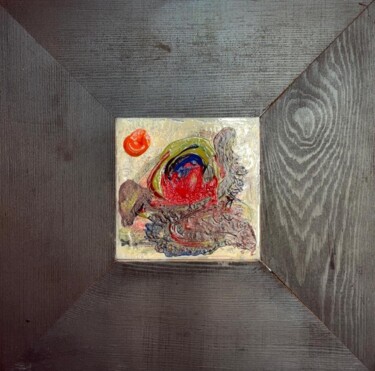 Skirting at Dusk 绘画 标题为“Skirting at Dusk” 由Jori Aguilar, 原创艺术品, 丙烯 安装在金属上