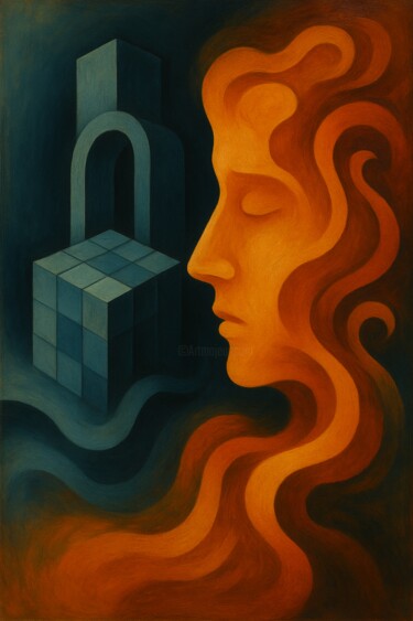 Digital Arts titled "Embodied Tension: B…" by Alberto Capitani, Original Artwork, AI generated image