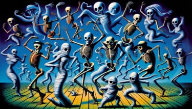 Digital Arts titled "THRILLER 002" by Karavix, Original Artwork, AI generated image