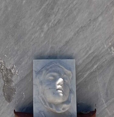 Carrara Marble - Bernini - Face of a Woman Sculpture titled "Carrara Marble - Be…" by Manu Musso, Original Artwork, Stone