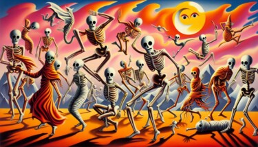 "THRILLER 004" başlıklı Dijital Sanat Karavix tarafından, Orijinal sanat, AI tarafından oluşturulan görüntü