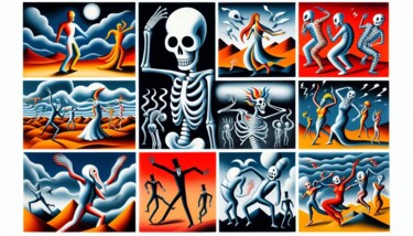 Digital Arts titled "THRILLER 013" by Karavix, Original Artwork, AI generated image
