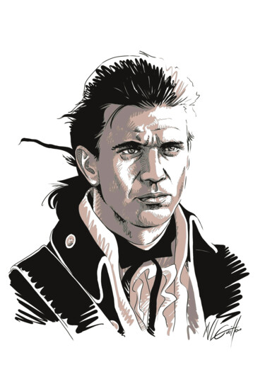 "Mel Gibson The Boun…" başlıklı Tablo Nicolas Le Guillou tarafından, Orijinal sanat, Dijital Resim